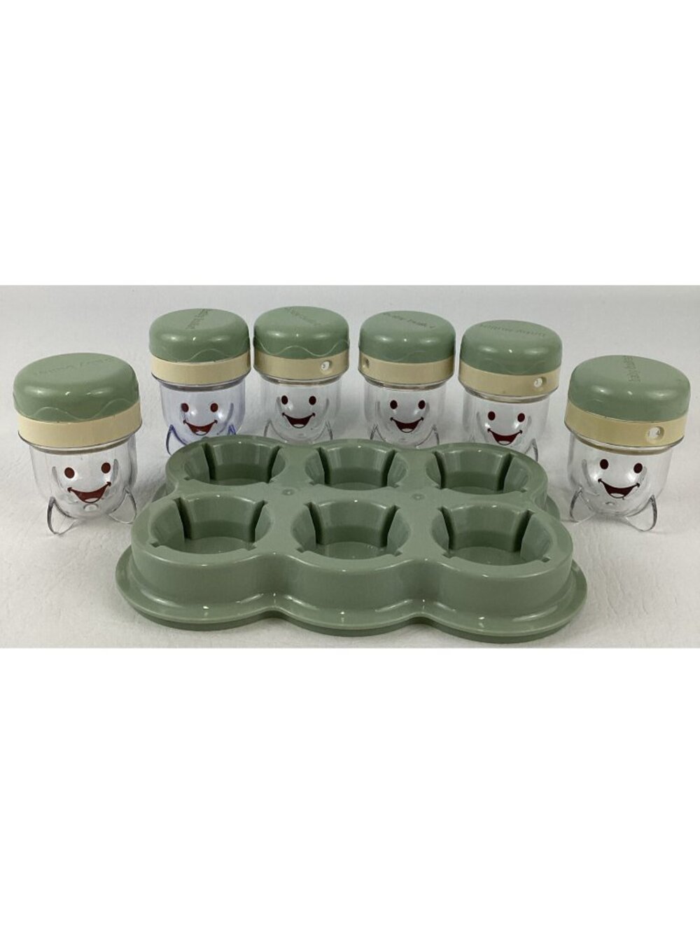 Baby Bullet Food Processor Blender Cups Storage Container Tray Calendar Dial